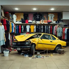 VÍDEO: carro invade loja de roupas em galeria na Mangabeiras, em Maceió