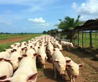 Alagoas registra alta de 22% no rebanho suíno e lidera crescimento no Brasil